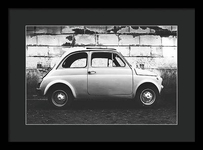 Italia, Fiat 500 / Art Photo - Framed Print