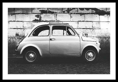 Italia, Fiat 500 / Art Photo - Framed Print