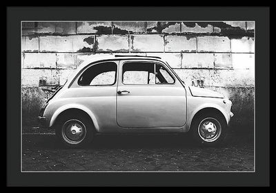 Italia, Fiat 500 / Art Photo - Framed Print