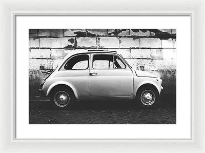 Italia, Fiat 500 / Art Photo - Framed Print