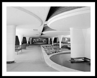 Johnson Wax Headquarters by Frank Lloyd Wright / Art Photo - Framed Print