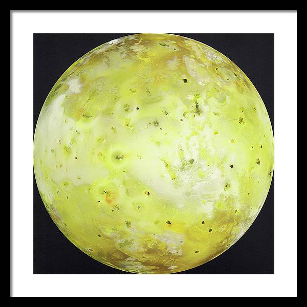 Jupiter Moon Io / Art Photo - Framed Print