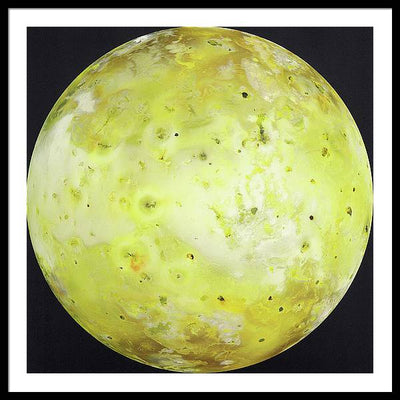 Jupiter Moon Io / Art Photo - Framed Print