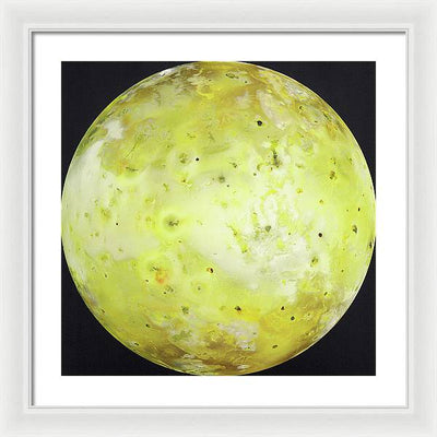 Jupiter Moon Io / Art Photo - Framed Print