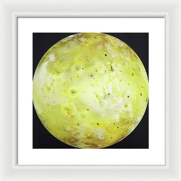 Jupiter Moon Io / Art Photo - Framed Print