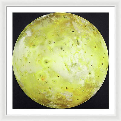 Jupiter Moon Io / Art Photo - Framed Print