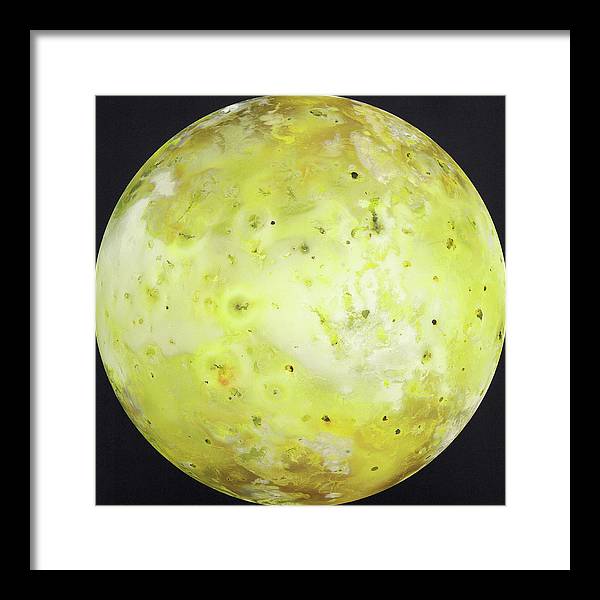 Jupiter Moon Io / Art Photo - Framed Print