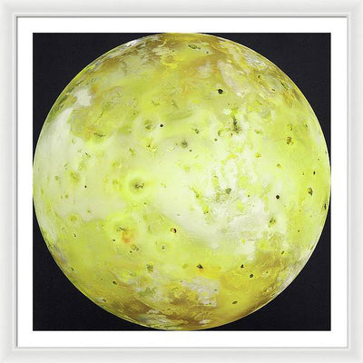 Jupiter Moon Io / Art Photo - Framed Print