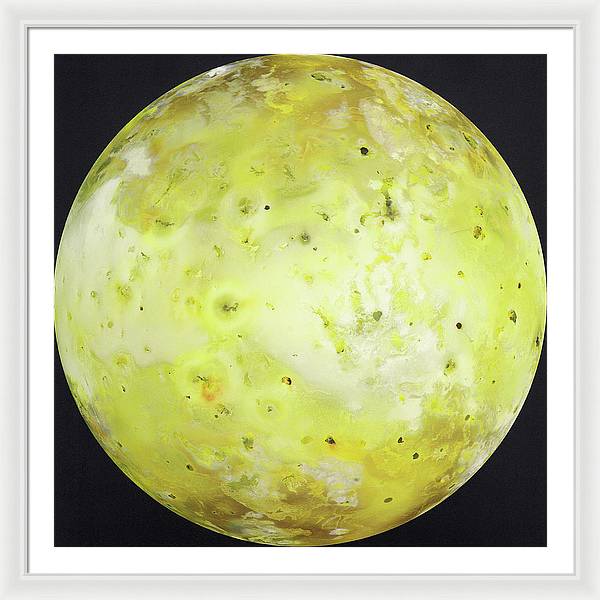 Jupiter Moon Io / Art Photo - Framed Print