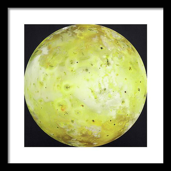 Jupiter Moon Io / Art Photo - Framed Print