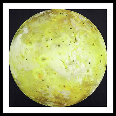 Jupiter Moon Io / Art Photo - Framed Print