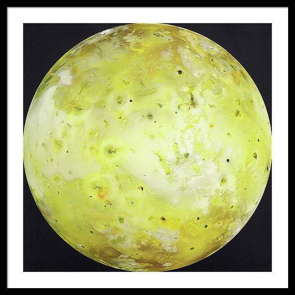 Jupiter Moon Io / Art Photo - Framed Print