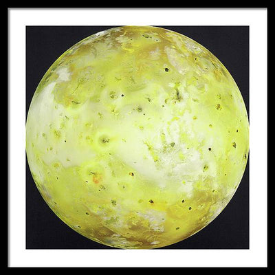 Jupiter Moon Io / Art Photo - Framed Print