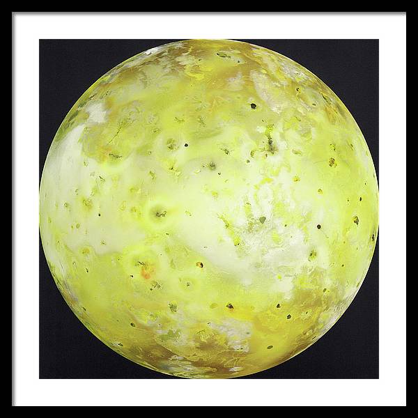 Jupiter Moon Io / Art Photo - Framed Print