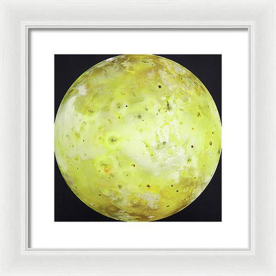 Jupiter Moon Io / Art Photo - Framed Print