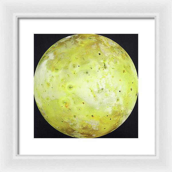 Jupiter Moon Io / Art Photo - Framed Print