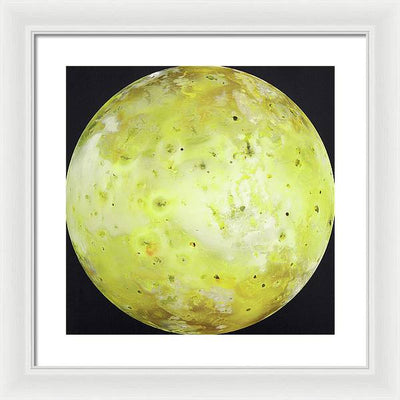 Jupiter Moon Io / Art Photo - Framed Print