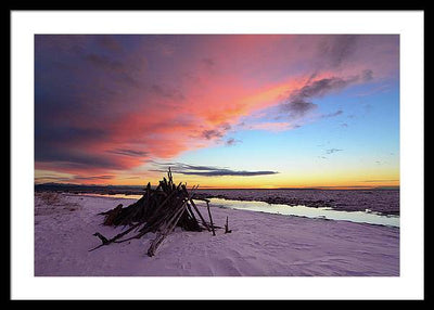 Kincaid Beach, Alaska / Art Photo - Framed Print