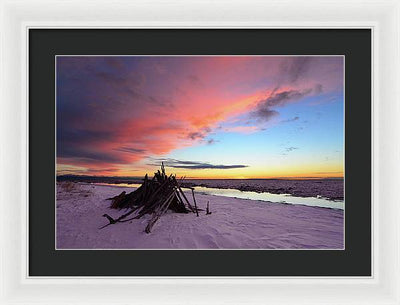 Kincaid Beach, Alaska / Art Photo - Framed Print