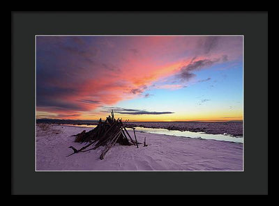 Kincaid Beach, Alaska / Art Photo - Framed Print