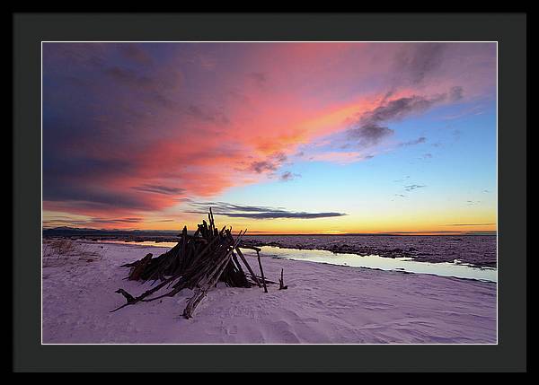 Kincaid Beach, Alaska / Art Photo - Framed Print