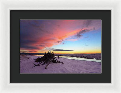 Kincaid Beach, Alaska / Art Photo - Framed Print