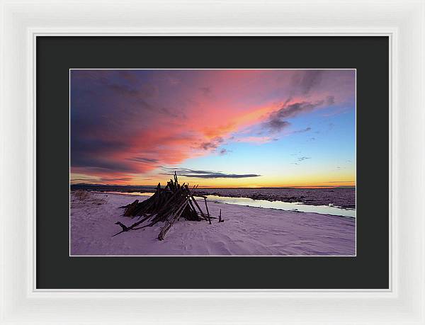 Kincaid Beach, Alaska / Art Photo - Framed Print