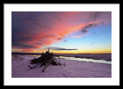 Kincaid Beach, Alaska / Art Photo - Framed Print