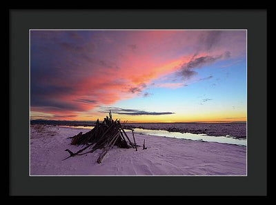 Kincaid Beach, Alaska / Art Photo - Framed Print