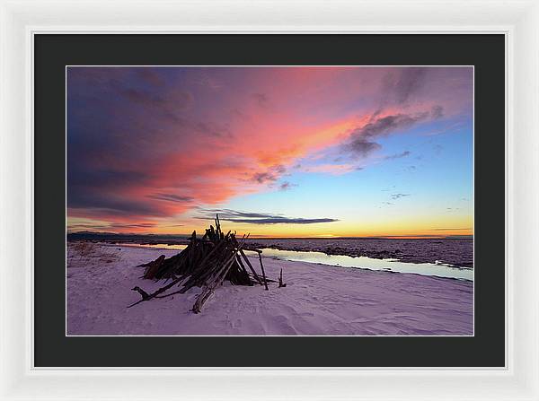 Kincaid Beach, Alaska / Art Photo - Framed Print