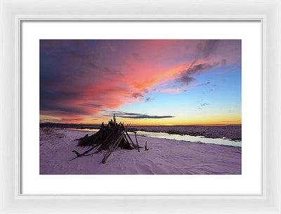 Kincaid Beach, Alaska / Art Photo - Framed Print