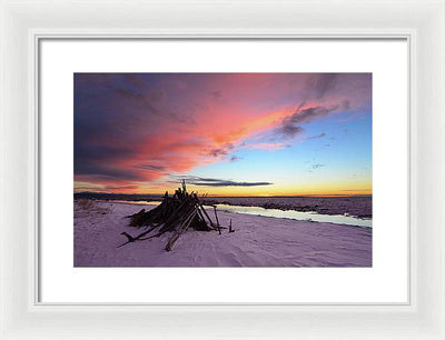 Kincaid Beach, Alaska / Art Photo - Framed Print