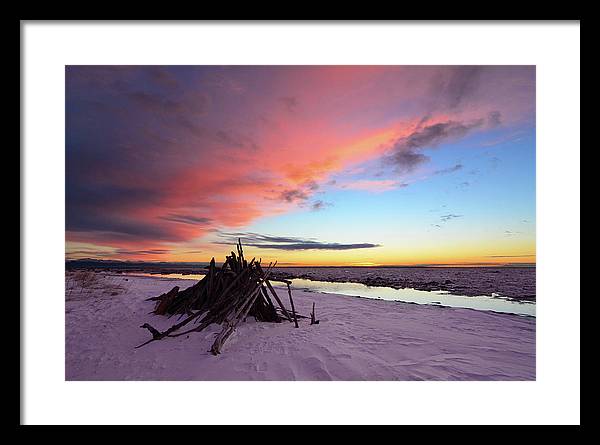 Kincaid Beach, Alaska / Art Photo - Framed Print