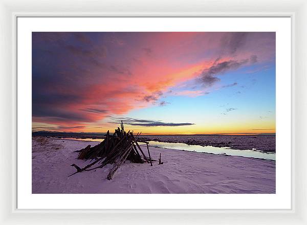 Kincaid Beach, Alaska / Art Photo - Framed Print