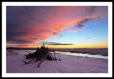 Kincaid Beach, Alaska / Art Photo - Framed Print