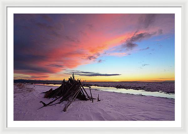 Kincaid Beach, Alaska / Art Photo - Framed Print