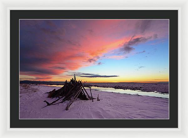 Kincaid Beach, Alaska / Art Photo - Framed Print