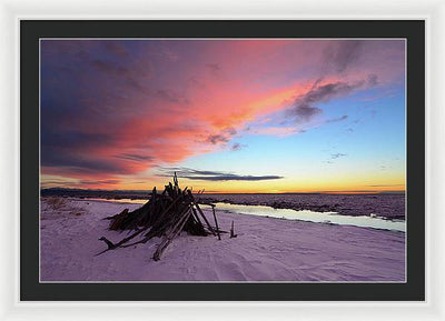 Kincaid Beach, Alaska / Art Photo - Framed Print