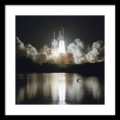 Launch of Space Shuttle Endeavour, 1993 / Art Photo - Framed Print