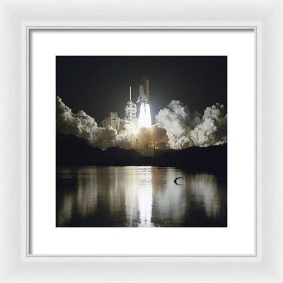 Launch of Space Shuttle Endeavour, 1993 / Art Photo - Framed Print