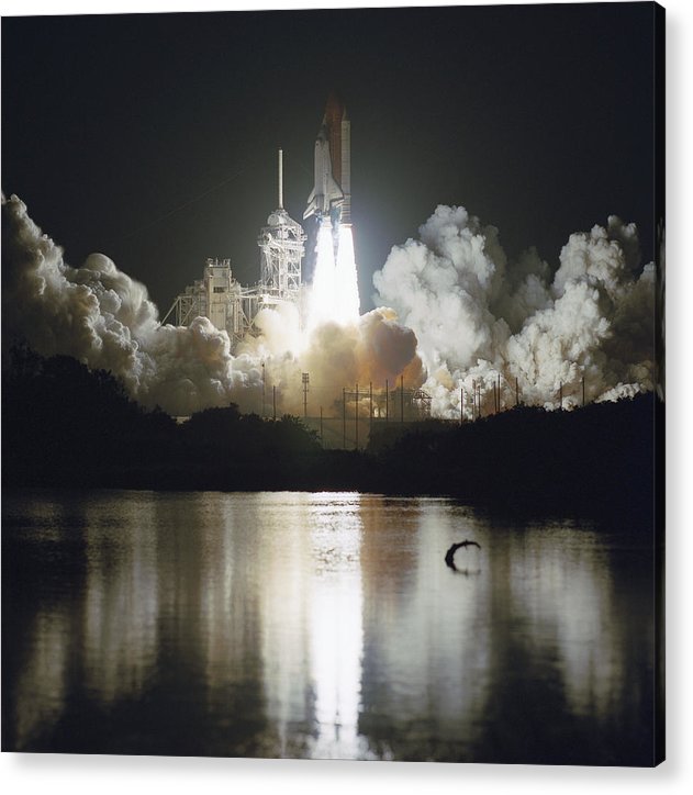 Launch of Space Shuttle Endeavour, 1993 / Art Photo - Acrylic Print