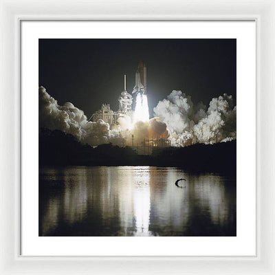 Launch of Space Shuttle Endeavour, 1993 / Art Photo - Framed Print