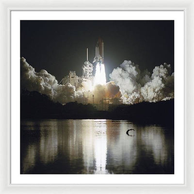 Launch of Space Shuttle Endeavour, 1993 / Art Photo - Framed Print