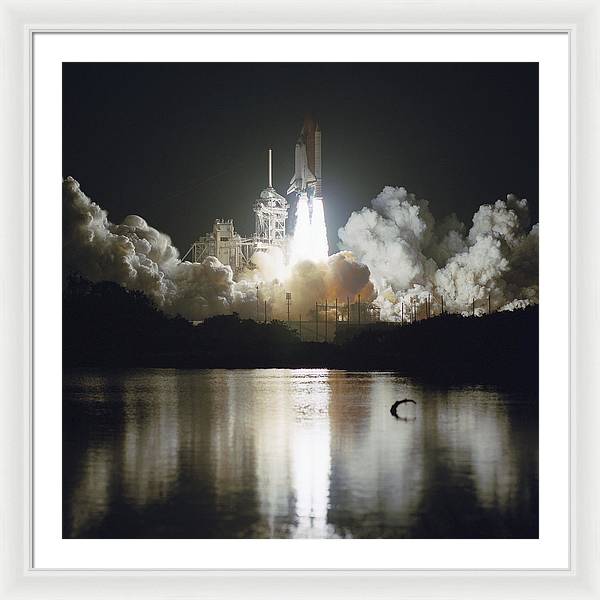 Launch of Space Shuttle Endeavour, 1993 / Art Photo - Framed Print