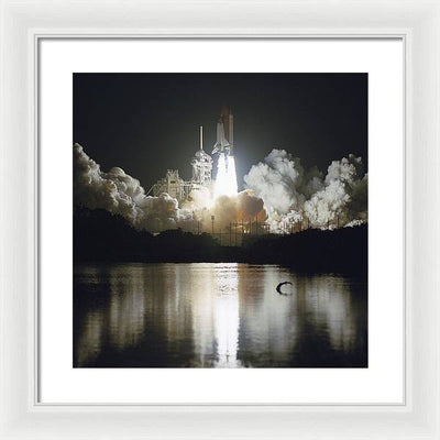 Launch of Space Shuttle Endeavour, 1993 / Art Photo - Framed Print