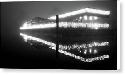 Lights in the Night / Art Photo - Canvas Print