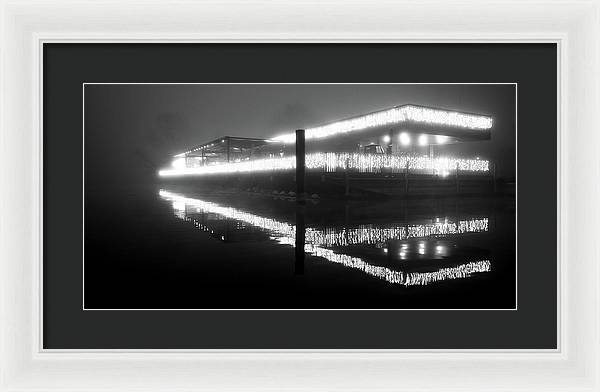 Lights in the Night / Art Photo - Framed Print