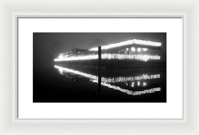 Lights in the Night / Art Photo - Framed Print