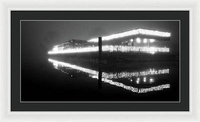 Lights in the Night / Art Photo - Framed Print