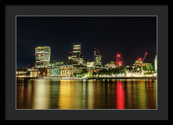 London Skyline / Art Photo - Framed Print